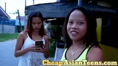 The perverted Asian girl is picked up from the street