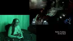 Jouer La brune BBW Bailey se met nue pendant qu'elle commente le gameplay des gros seins - Pt. 1. 9