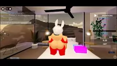 Afspelen Futa Femdom neemt de leiding over de Roblox BDSM-fantasie van onderdanige Femboy