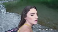 Redare Întâlnire cu străini bruneți în pădure: o casetă sexuală aburioasă în pov cu Ike Diezel și Mila Taylor
