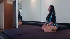 Reproduzir Tattooed Vixens Dinnigata e SaymonFitness em intensa sessão de boquete em Foda Gren